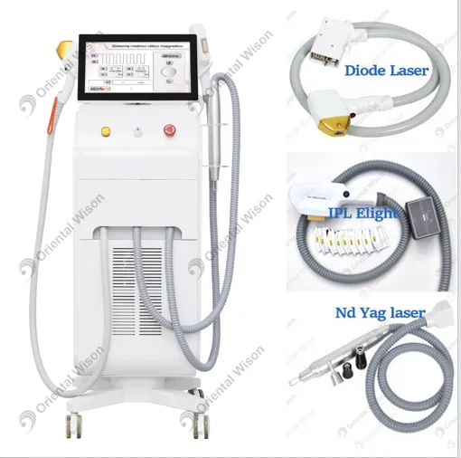 3 in 1 Laser IPL ND YAG Tattoo Permanent Diode Lase Hair Removal Device